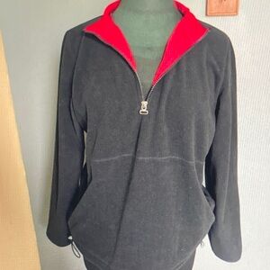 Liz Claiborne Black Jacket with Red Collar